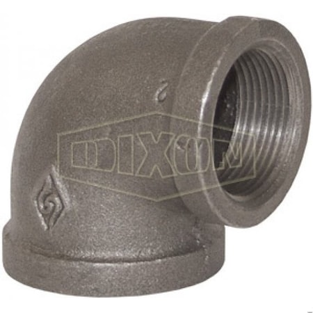 Dixon 90Deg Reducing Elbow, 1/4 x 1/8 in Nominal, FNPT End Style, Iron REL2518